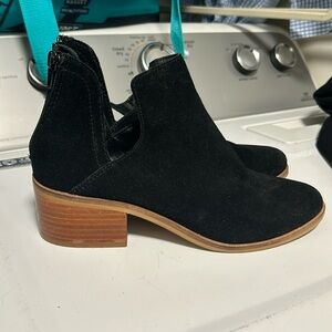 Steve Madden Ankle Black Lancaster Leather Boots Womens 7.5